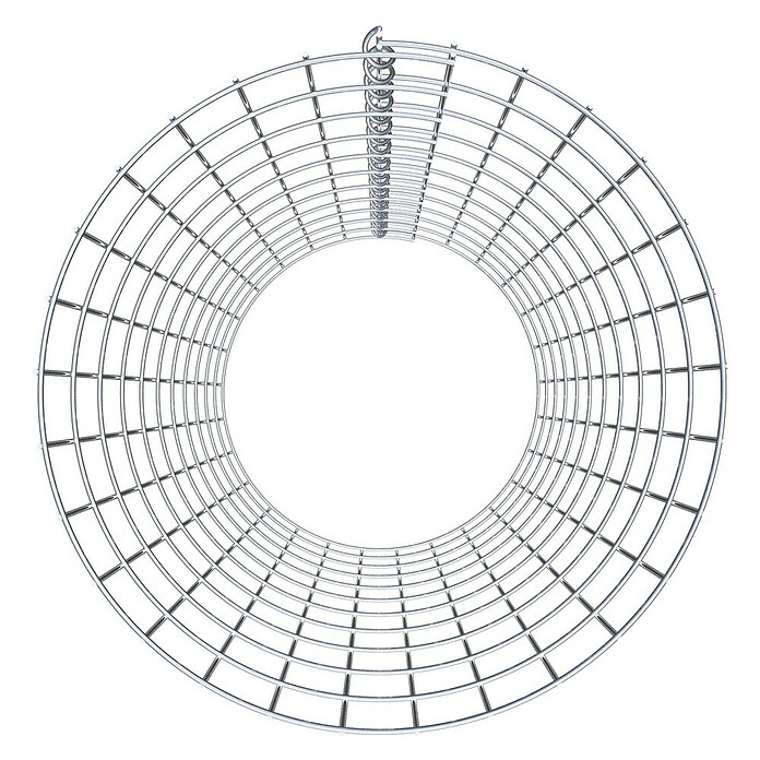 Gabiona Gabionensäule (Durchmesser: 47 cm, Höhe: 110 cm, Stahl, Maschenbreite: 50 mm, Maschenhöhe: 100 mm) | BAUHAUS