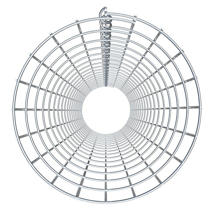 Gabiona Gabionensäule (Durchmesser: 32 cm, Höhe: 180 cm, Stahl, Maschenbreite: 50 mm, Maschenhöhe: 100 mm) | BAUHAUS