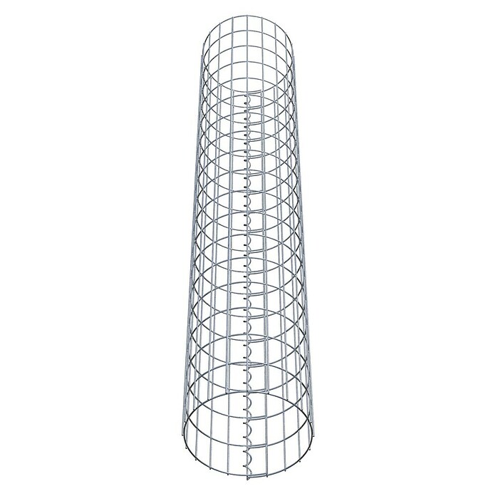 Gabiona Gabionensäule (Durchmesser: 32 cm, Höhe: 180 cm, Stahl, Maschenbreite: 50 mm, Maschenhöhe: 100 mm) | BAUHAUS