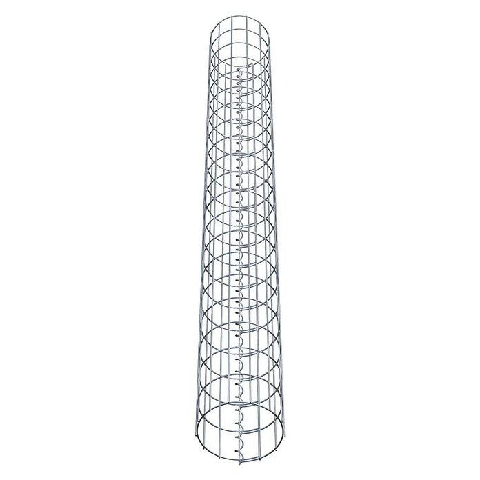 Gabiona Gabionensäule (Durchmesser: 22 cm, Höhe: 200 cm, Stahl, Maschenbreite: 50 mm, Maschenhöhe: 100 mm) | BAUHAUS
