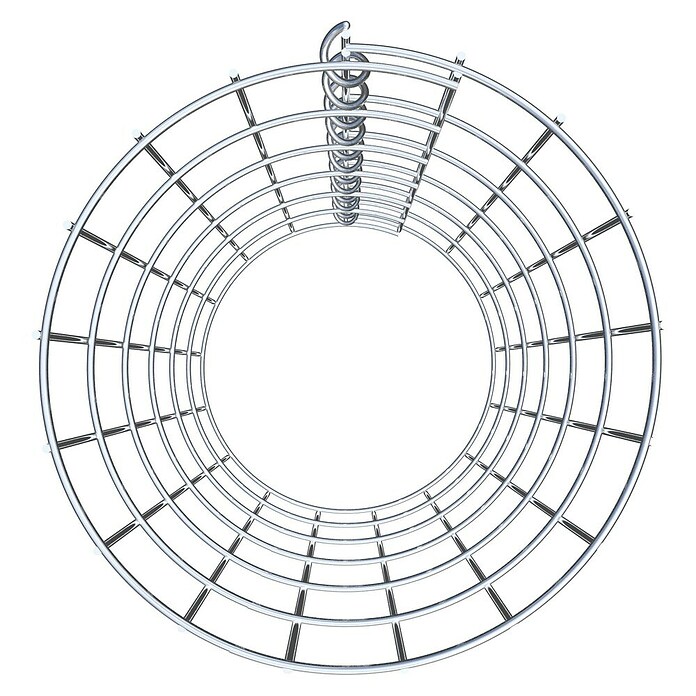 Gabiona Gabionensäule (Durchmesser: 27 cm, Höhe: 60 cm, Stahl, Maschenbreite: 50 mm, Maschenhöhe: 100 mm) | BAUHAUS