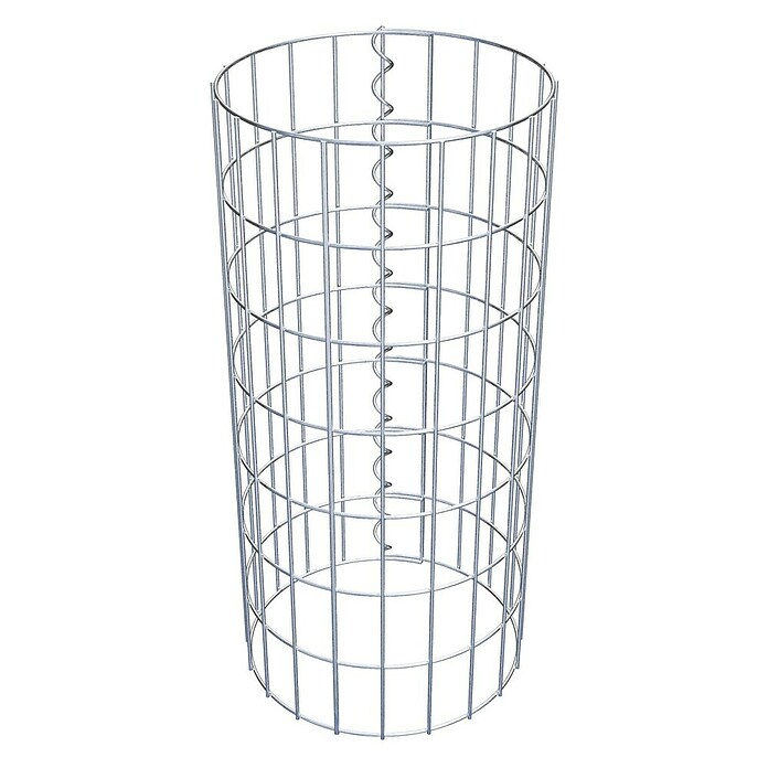 Gabiona Gabionensäule (Durchmesser: 32 cm, Höhe: 70 cm, Stahl, Maschenbreite: 50 mm, Maschenhöhe: 100 mm) | BAUHAUS