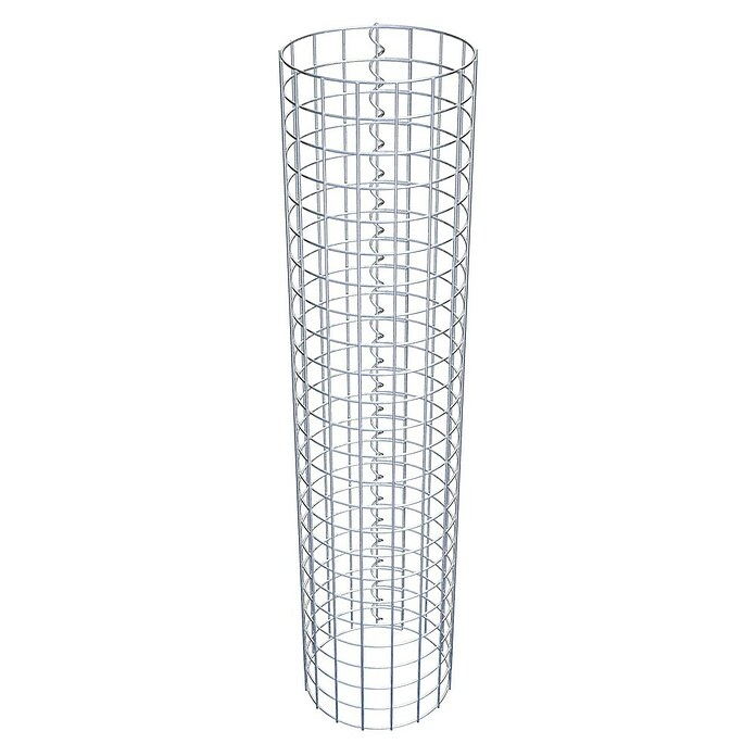 Gabiona Gabionensäule (Durchmesser: 27 cm, Höhe: 120 cm, Stahl, Maschenbreite: 50 mm, Maschenhöhe: 50 mm) | BAUHAUS