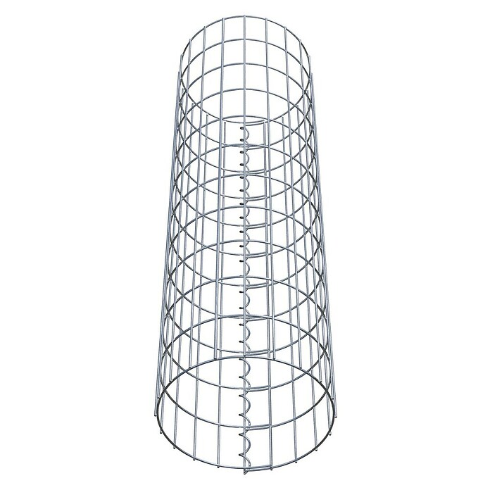 Gabiona Gabionensäule (Durchmesser: 32 cm, Höhe: 110 cm, Stahl, Maschenbreite: 50 mm, Maschenhöhe: 100 mm) | BAUHAUS