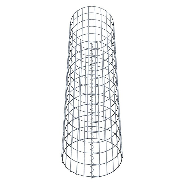 Gabiona Gabionensäule (Durchmesser: 37 cm, Höhe: 150 cm, Stahl, Maschenbreite: 50 mm, Maschenhöhe: 100 mm) | BAUHAUS