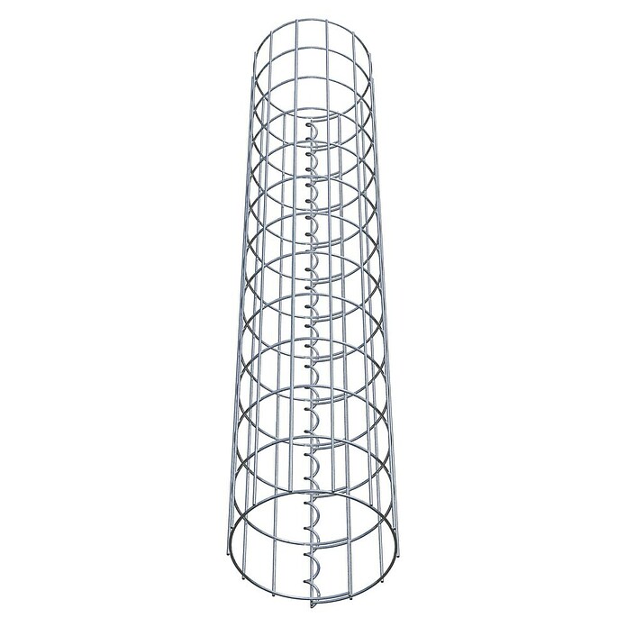 Gabiona Gabionensäule (Durchmesser: 22 cm, Höhe: 120 cm, Stahl, Maschenbreite: 50 mm, Maschenhöhe: 100 mm) | BAUHAUS
