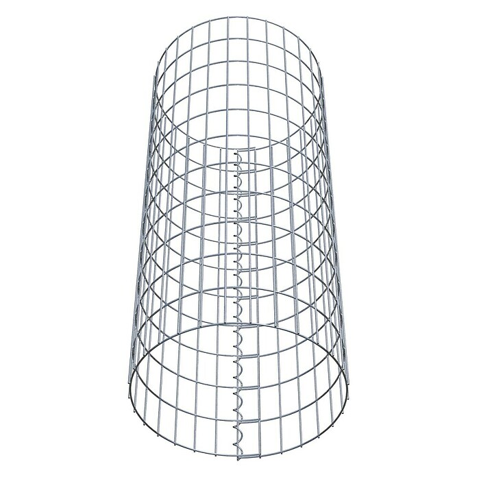 Gabiona Gabionensäule (Durchmesser: 47 cm, Höhe: 110 cm, Stahl, Maschenbreite: 50 mm, Maschenhöhe: 100 mm) | BAUHAUS