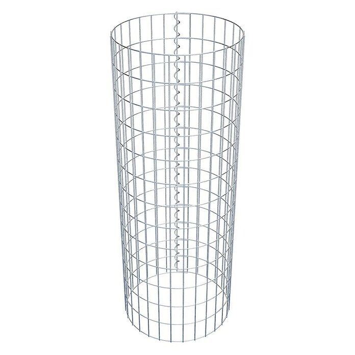 Gabiona Gabionensäule (Durchmesser: 47 cm, Höhe: 130 cm, Stahl, Maschenbreite: 50 mm, Maschenhöhe: 100 mm) | BAUHAUS