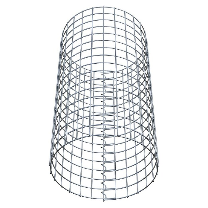 Gabiona Gabionensäule (Durchmesser: 42 cm, Höhe: 80 cm, Stahl, Maschenbreite: 50 mm, Maschenhöhe: 50 mm, Spirale) | BAUHAUS