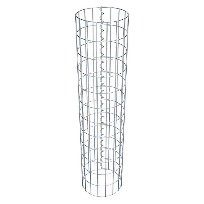 Gabiona Gabionensäule (Durchmesser: 27 cm, Höhe: 120 cm, Stahl, Maschenbreite: 50 mm, Maschenhöhe: 100 mm) | BAUHAUS