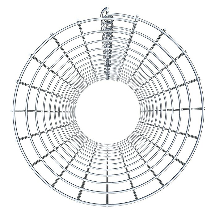 Gabiona Gabionensäule (Durchmesser: 32 cm, Höhe: 120 cm, Stahl, Maschenbreite: 50 mm, Maschenhöhe: 100 mm) | BAUHAUS