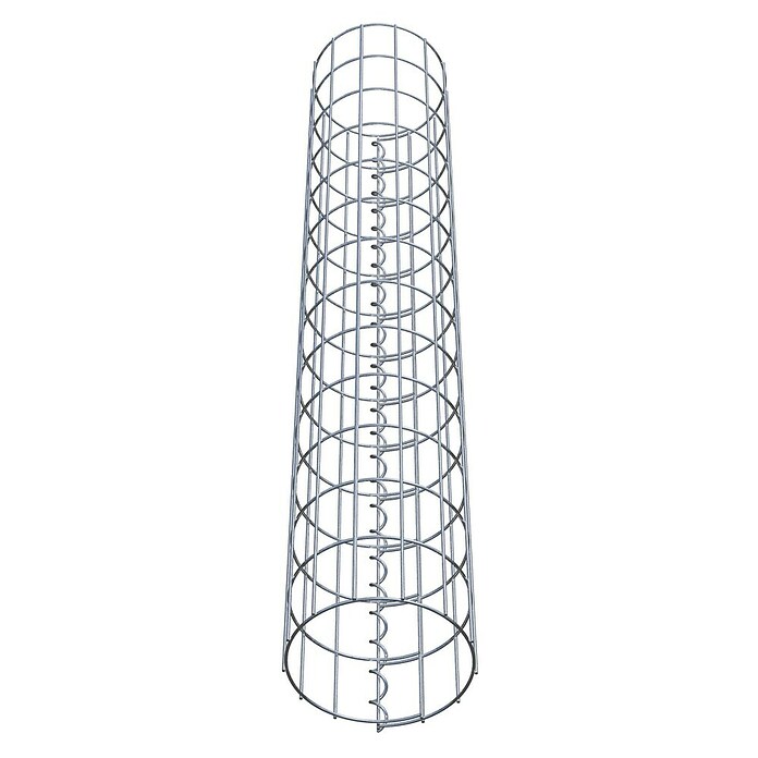Gabiona Gabionensäule (Durchmesser: 22 cm, Höhe: 130 cm, Stahl, Maschenbreite: 50 mm, Maschenhöhe: 100 mm) | BAUHAUS