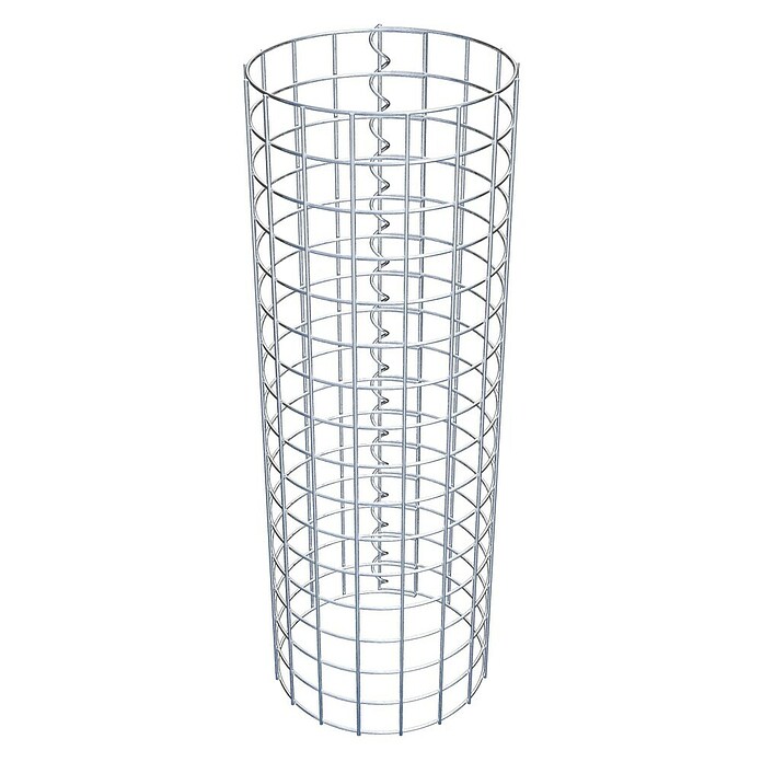 Gabiona Gabionensäule (Durchmesser: 27 cm, Höhe: 80 cm, Stahl, Maschenbreite: 50 mm, Maschenhöhe: 50 mm, Spirale) | BAUHAUS