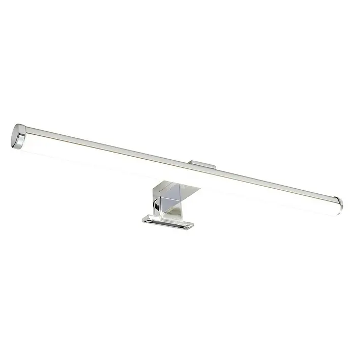 Briloner Aplique LED para espejo - L x An x Al: 40 x 9 x 4 cm, IP44 - Moderna lámpara de baño LED cromada, perfecta para una iluminación de espejo elegante y brillante.
