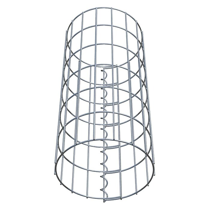 Gabiona Gabionensäule (Durchmesser: 27 cm, Höhe: 60 cm, Stahl, Maschenbreite: 50 mm, Maschenhöhe: 100 mm) | BAUHAUS