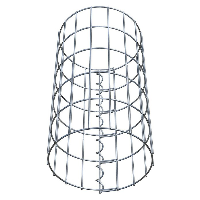 Gabiona Gabionensäule (Durchmesser: 27 cm, Höhe: 50 cm, Stahl, Maschenbreite: 50 mm, Maschenhöhe: 100 mm) | BAUHAUS