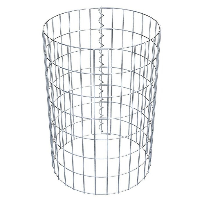 Gabiona Gabionensäule (Durchmesser: 47 cm, Höhe: 70 cm, Stahl, Maschenbreite: 50 mm, Maschenhöhe: 100 mm) | BAUHAUS