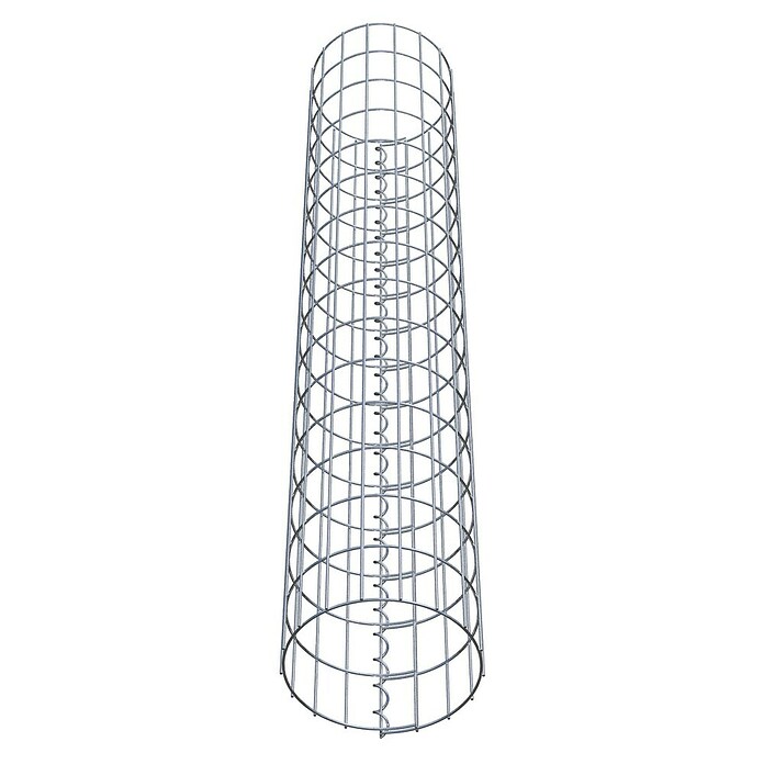 Gabiona Gabionensäule (Durchmesser: 27 cm, Höhe: 150 cm, Stahl, Maschenbreite: 50 mm, Maschenhöhe: 100 mm) | BAUHAUS