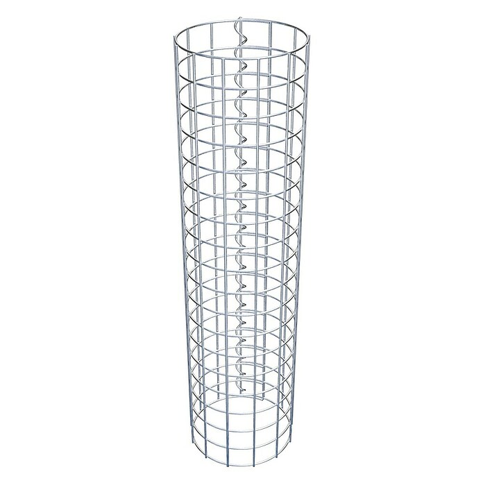 Gabiona Gabionensäule (Durchmesser: 22 cm, Höhe: 90 cm, Stahl, Maschenbreite: 50 mm, Maschenhöhe: 50 mm) | BAUHAUS