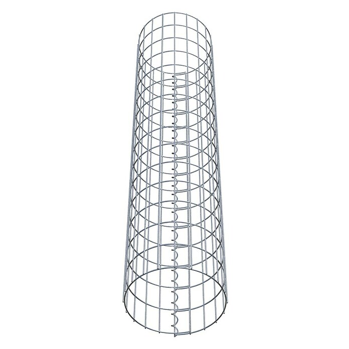 Gabiona Gabionensäule (Durchmesser: 32 cm, Höhe: 150 cm, Stahl, Maschenbreite: 50 mm, Maschenhöhe: 100 mm) | BAUHAUS