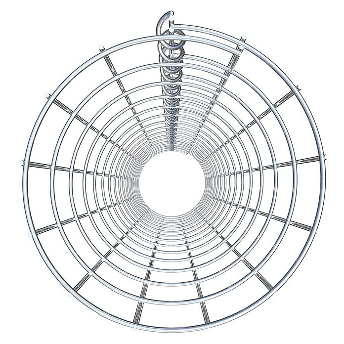 Gabiona Gabionensäule (Durchmesser: 22 cm, Höhe: 150 cm, Stahl, Maschenbreite: 50 mm, Maschenhöhe: 100 mm) | BAUHAUS