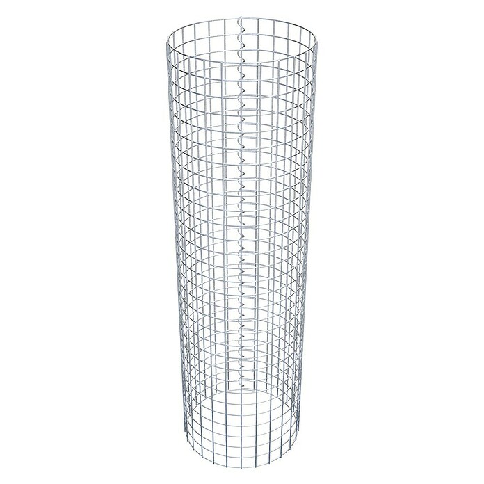 Gabiona Gabionensäule (Durchmesser: 42 cm, Höhe: 150 cm, Stahl, Maschenbreite: 50 mm, Maschenhöhe: 50 mm) | BAUHAUS