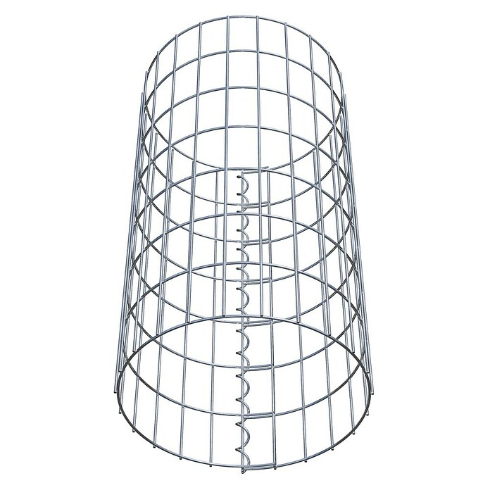 Gabiona Gabionensäule (Durchmesser: 37 cm, Höhe: 70 cm, Stahl, Maschenbreite: 50 mm, Maschenhöhe: 100 mm) | BAUHAUS