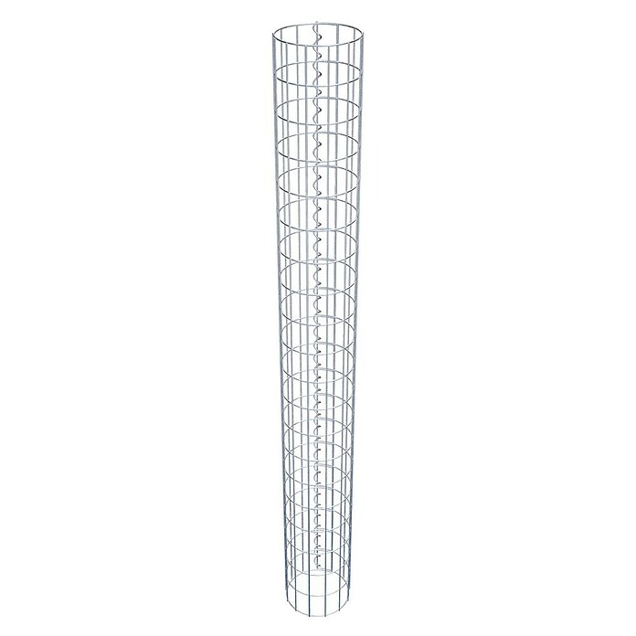 Gabiona Gabionensäule (Durchmesser: 22 cm, Höhe: 200 cm, Stahl, Maschenbreite: 50 mm, Maschenhöhe: 100 mm) | BAUHAUS