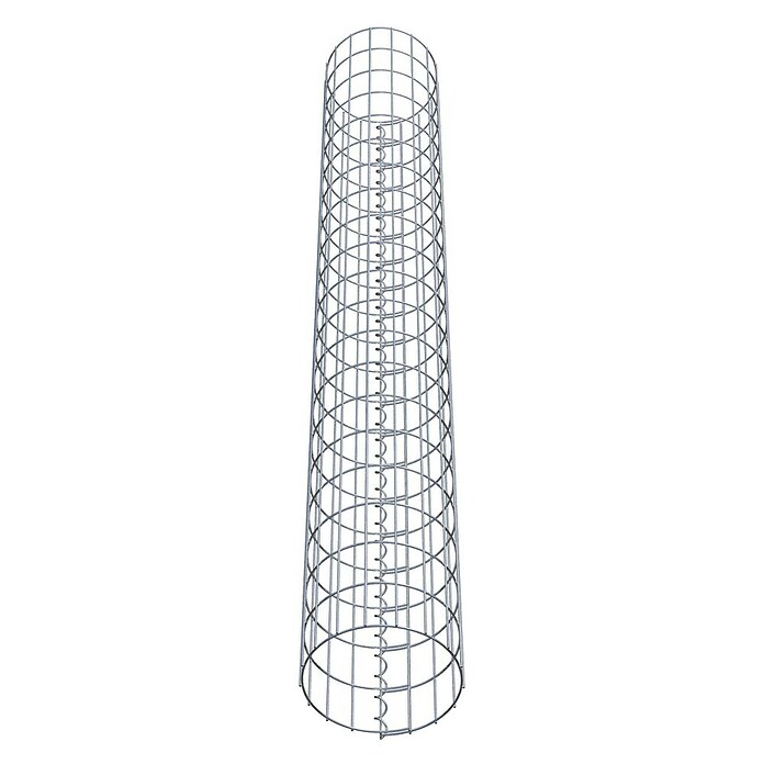 Gabiona Gabionensäule (Durchmesser: 27 cm, Stahl, Maschenbreite: 50 mm, Maschenhöhe: 100 mm, Verschlussart Gabione: Verschweißt) | BAUHAUS