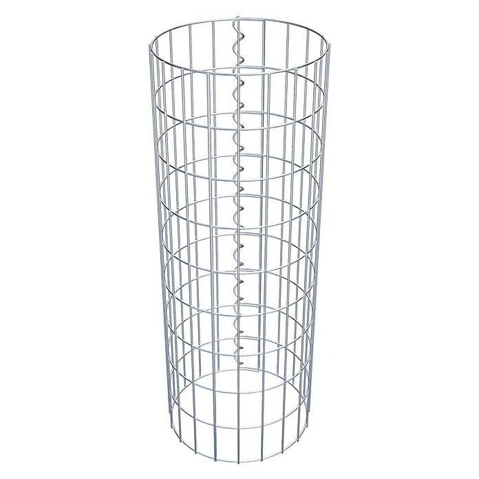 Gabiona Gabionensäule (Durchmesser: 32 cm, Höhe: 90 cm, Stahl, Maschenbreite: 50 mm, Maschenhöhe: 100 mm) | BAUHAUS