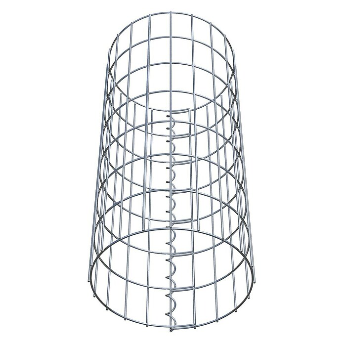 Gabiona Gabionensäule (Durchmesser: 32 cm, Höhe: 70 cm, Stahl, Maschenbreite: 50 mm, Maschenhöhe: 100 mm) | BAUHAUS