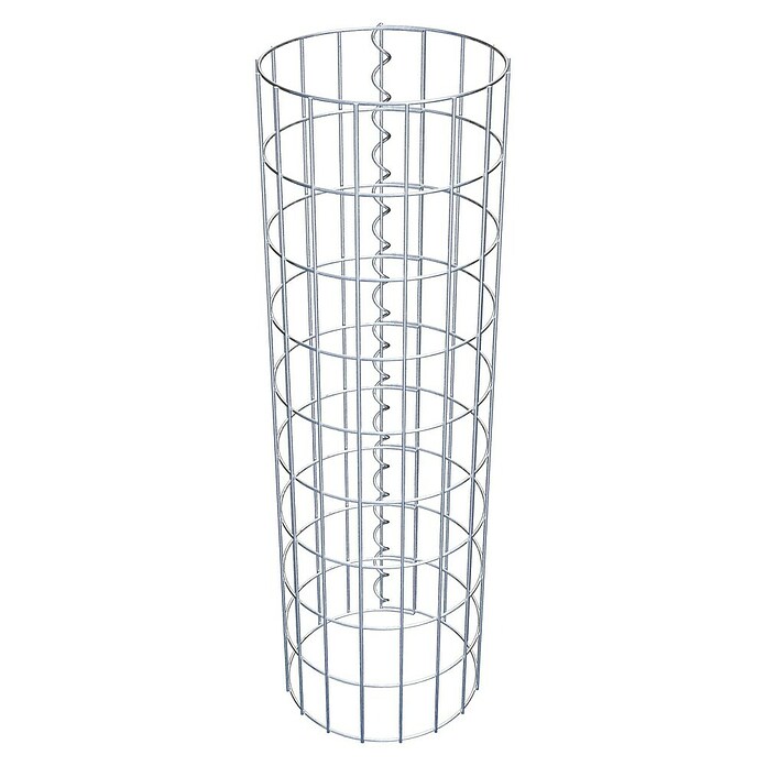Gabiona Gabionensäule (Durchmesser: 27 cm, Höhe: 90 cm, Stahl, Maschenbreite: 50 mm, Maschenhöhe: 100 mm) | BAUHAUS