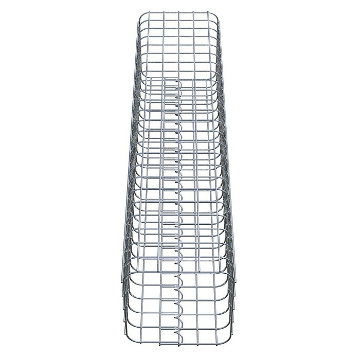 Gabiona Gabionensäule (27 x 27 x 120 cm, Stahl, Maschenbreite: 50 mm, Maschenhöhe: 50 mm) | BAUHAUS