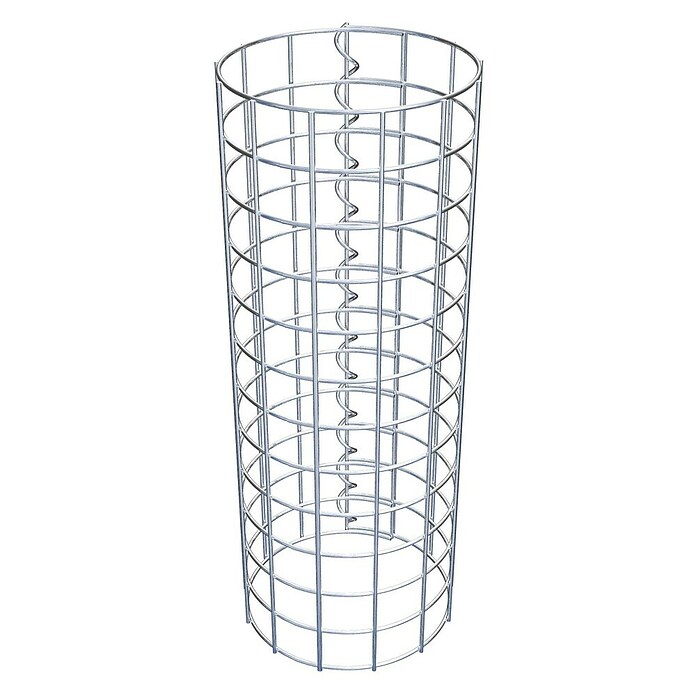 Gabiona Gabionensäule (Durchmesser: 22 cm, Höhe: 60 cm, Stahl, Maschenbreite: 50 mm, Maschenhöhe: 50 mm) | BAUHAUS
