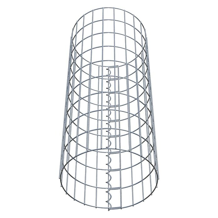 Gabiona Gabionensäule (Durchmesser: 37 cm, Höhe: 90 cm, Stahl, Maschenbreite: 50 mm, Maschenhöhe: 100 mm) | BAUHAUS