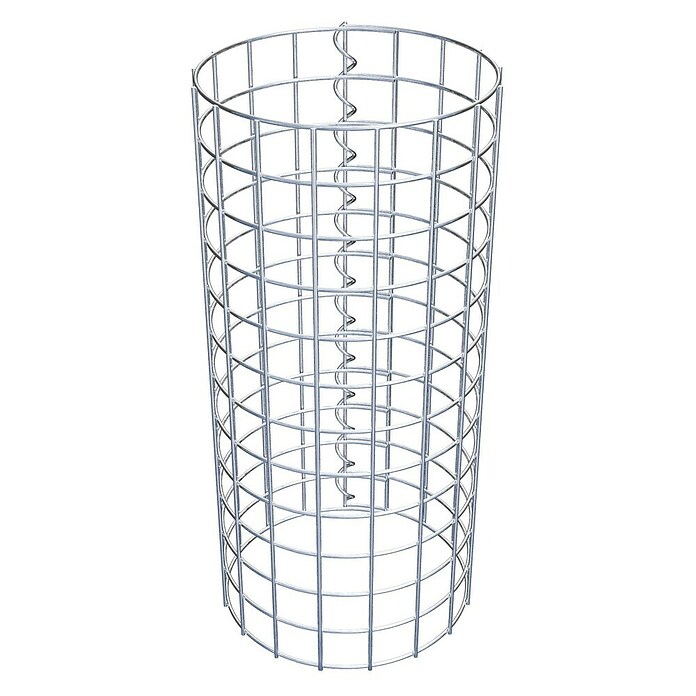 Gabiona Gabionensäule (Durchmesser: 27 cm, Höhe: 60 cm, Stahl, Maschenbreite: 50 mm, Maschenhöhe: 50 mm) | BAUHAUS