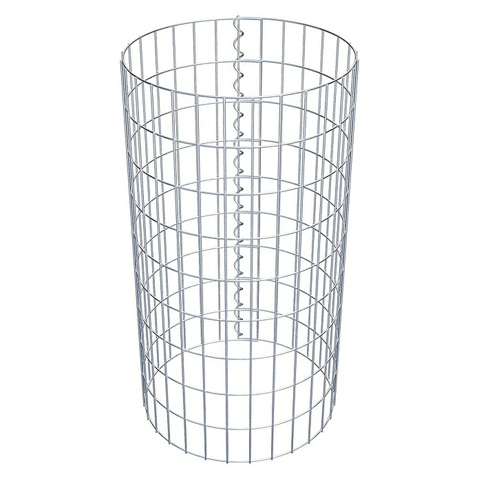 Gabiona Gabionensäule (Durchmesser: 47 cm, Höhe: 90 cm, Stahl, Maschenbreite: 50 mm, Maschenhöhe: 100 mm) | BAUHAUS