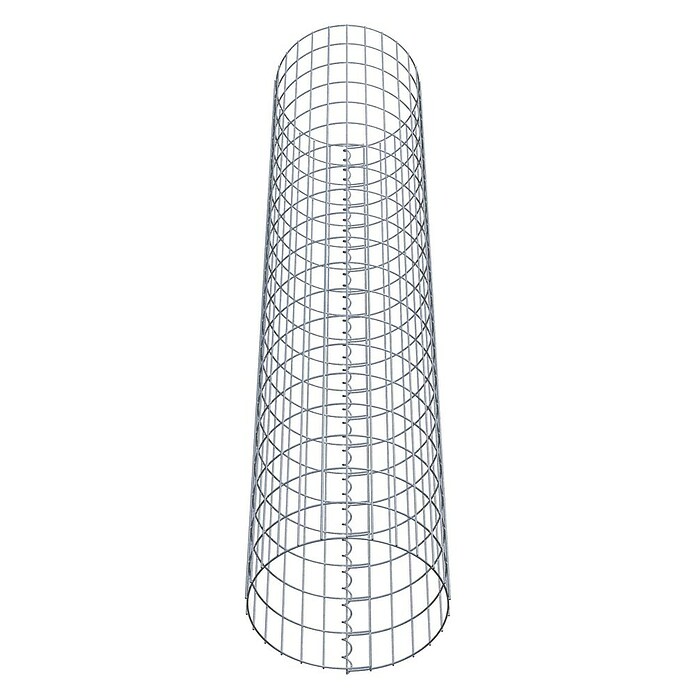 Gabiona Gabionensäule (Durchmesser: 42 cm, Höhe: 200 cm, Stahl, Maschenbreite: 50 mm, Maschenhöhe: 100 mm, Spirale) | BAUHAUS