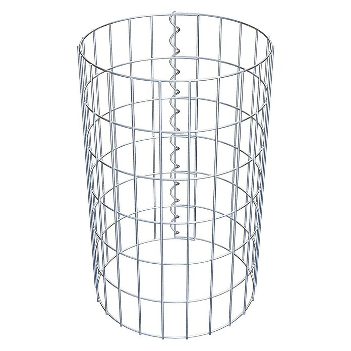 Gabiona Gabionensäule (Durchmesser: 37 cm, Höhe: 60 cm, Stahl, Maschenbreite: 50 mm, Maschenhöhe: 100 mm) | BAUHAUS
