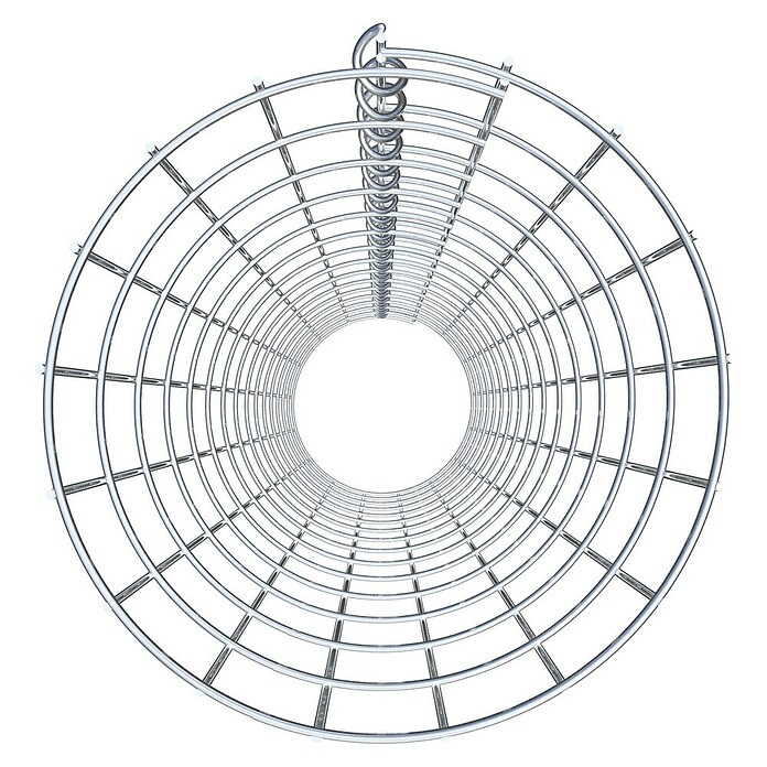 Gabiona Gabionensäule (Durchmesser: 27 cm, Höhe: 150 cm, Stahl, Maschenbreite: 50 mm, Maschenhöhe: 100 mm) | BAUHAUS
