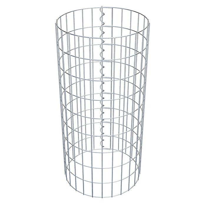 Gabiona Gabionensäule (Durchmesser: 42 cm, Höhe: 90 cm, Stahl, Maschenbreite: 50 mm, Maschenhöhe: 100 mm) | BAUHAUS