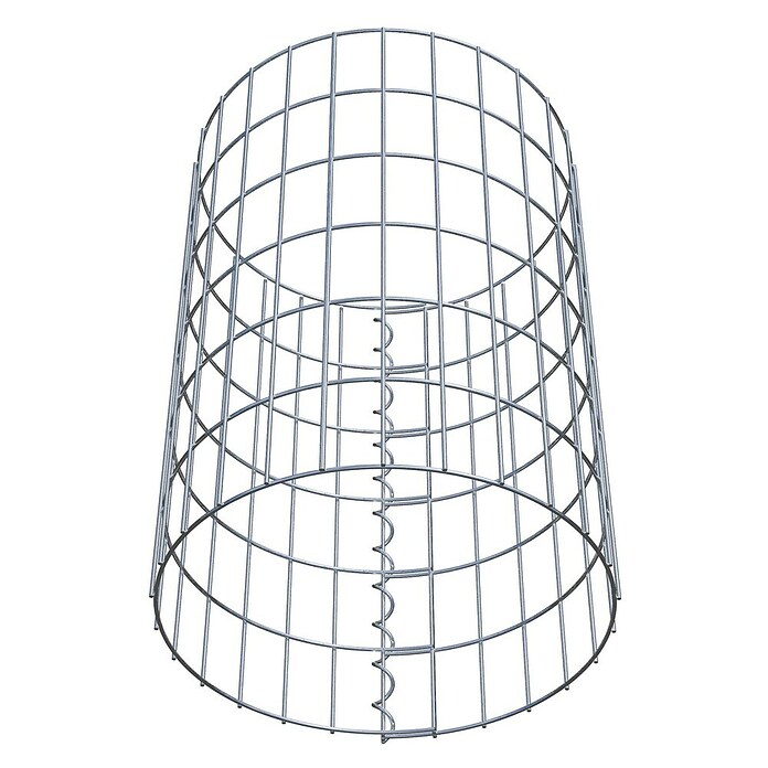 Gabiona Gabionensäule (Durchmesser: 42 cm, Höhe: 60 cm, Stahl, Maschenbreite: 50 mm, Maschenhöhe: 100 mm) | BAUHAUS