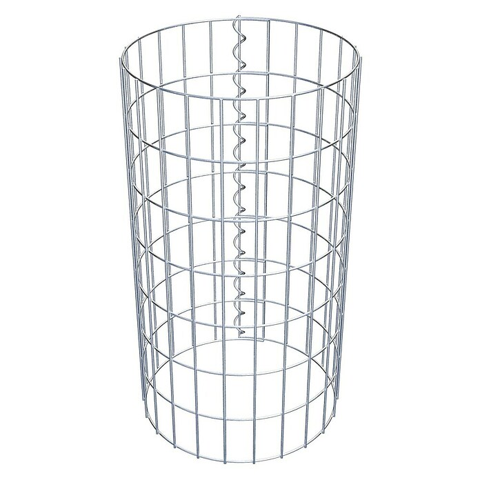 Gabiona Gabionensäule (Durchmesser: 37 cm, Höhe: 70 cm, Stahl, Maschenbreite: 50 mm, Maschenhöhe: 100 mm) | BAUHAUS