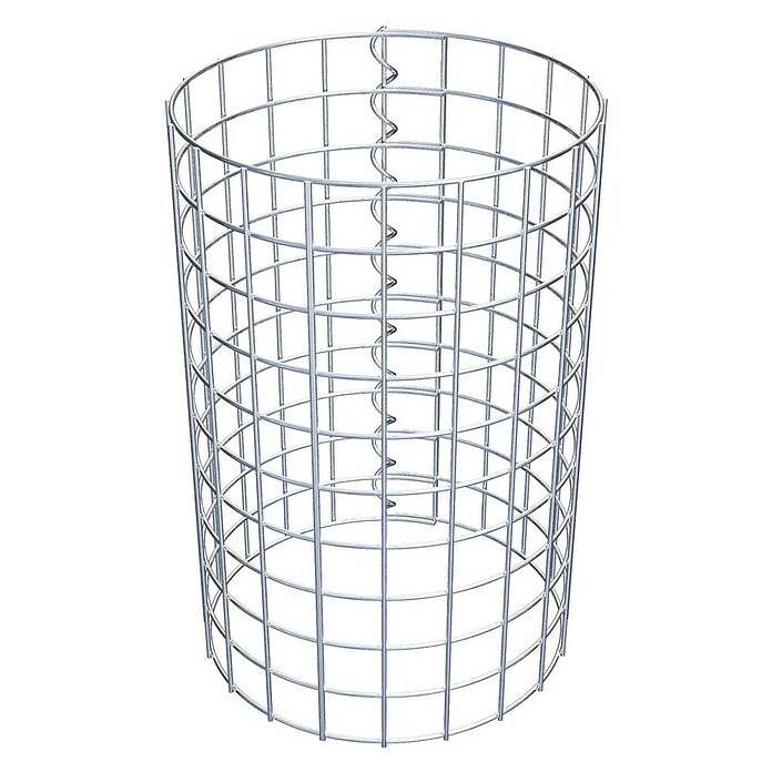 Gabiona Gabionensäule (Durchmesser: 32 cm, Höhe: 50 cm, Stahl, Maschenbreite: 50 mm, Maschenhöhe: 50 mm) | BAUHAUS