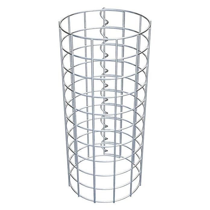 Gabiona Gabionensäule (Durchmesser: 22 cm, Höhe: 50 cm, Stahl, Maschenbreite: 50 mm, Maschenhöhe: 50 mm) | BAUHAUS