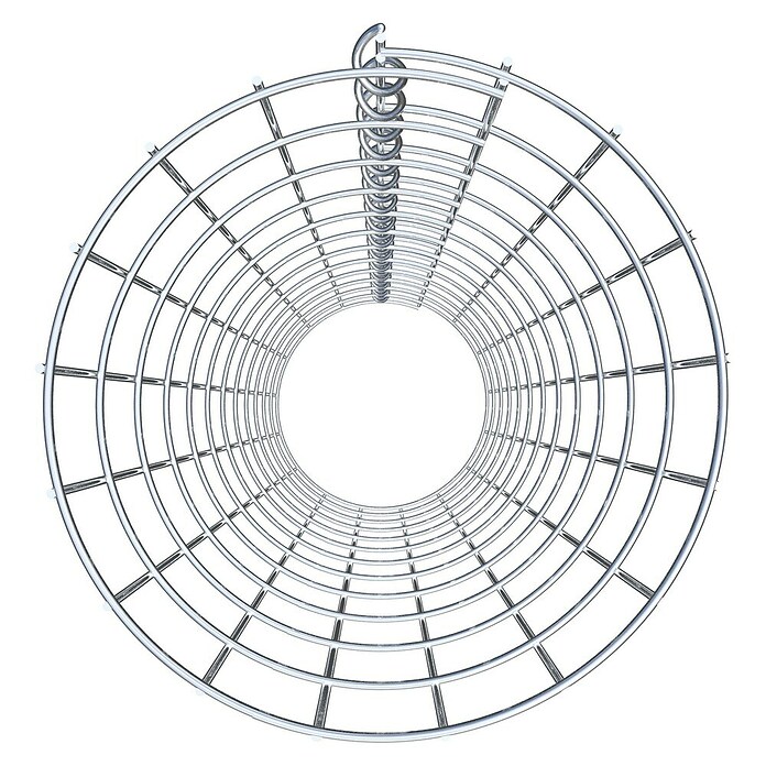 Gabiona Gabionensäule (Durchmesser: 27 cm, Höhe: 120 cm, Stahl, Maschenbreite: 50 mm, Maschenhöhe: 100 mm) | BAUHAUS
