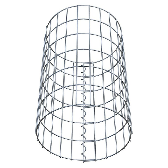 Gabiona Gabionensäule (Durchmesser: 37 cm, Höhe: 60 cm, Stahl, Maschenbreite: 50 mm, Maschenhöhe: 100 mm) | BAUHAUS