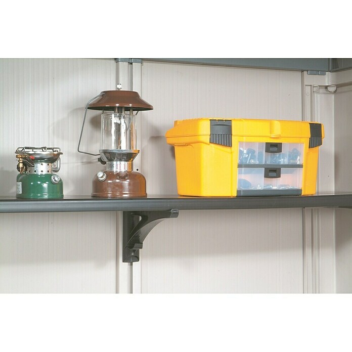 Keter Set de estanterías Apex (L x An x Al: 164 x 33 x 3,8 cm, Negro)