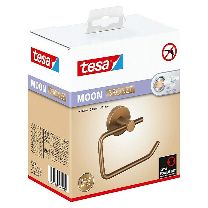 Tesa Moon Toilettenpapierhalter (Ohne Deckel, Bronze, Matt) | BAUHAUS