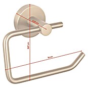Tesa Moon Toilettenpapierhalter (Ohne Deckel, Bronze, Matt) | BAUHAUS
